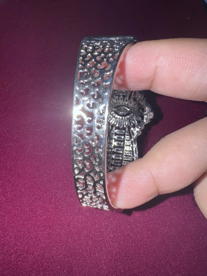 Pulsera Plata Circonita Cúbica Diamante Foto 3 de 4