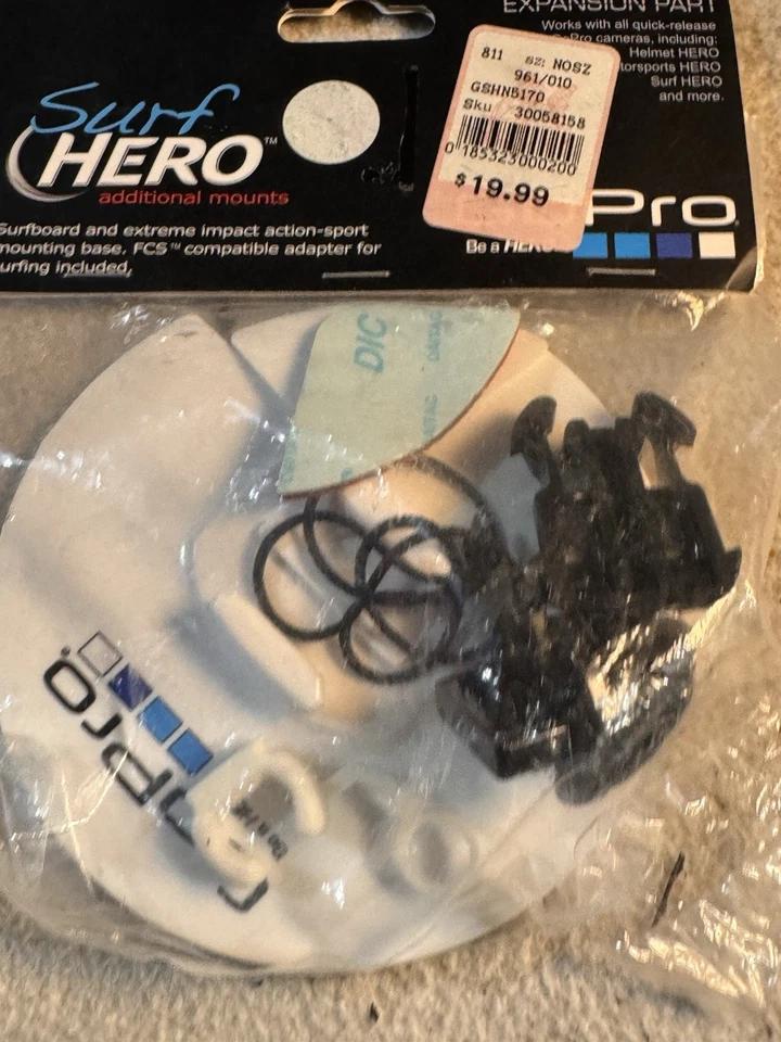 GoPro Surf Hero Expansion Part Surfboard Extreme Impact Sport Mount Brand New!! - Image 2 of 4