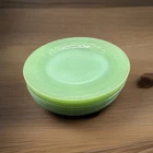 Fire King Oven Ware Jadeite Jane Ray 8” Salad Plate Vintage - Sold Individually