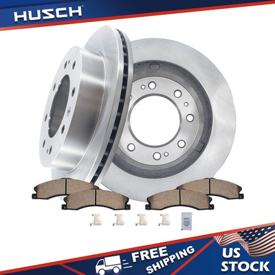 #ad Front Rear Ceramic Brake Pads and Rotors Kit for Chevy Silverado 2500 3500 2011 $125.28