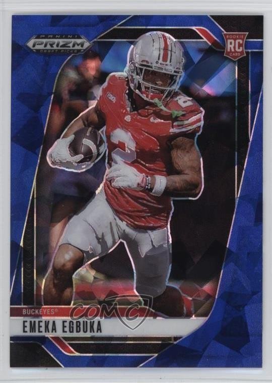 2025 Panini Prizm Draft Picks Blue Ice Prizm 23/149 Emeka Egbuka #85 1s7b