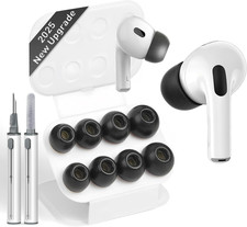 Memory Foam Ear Tips for Airpods Pro 1St  2Nd Gen, No Silicone Eartips Pain, Be