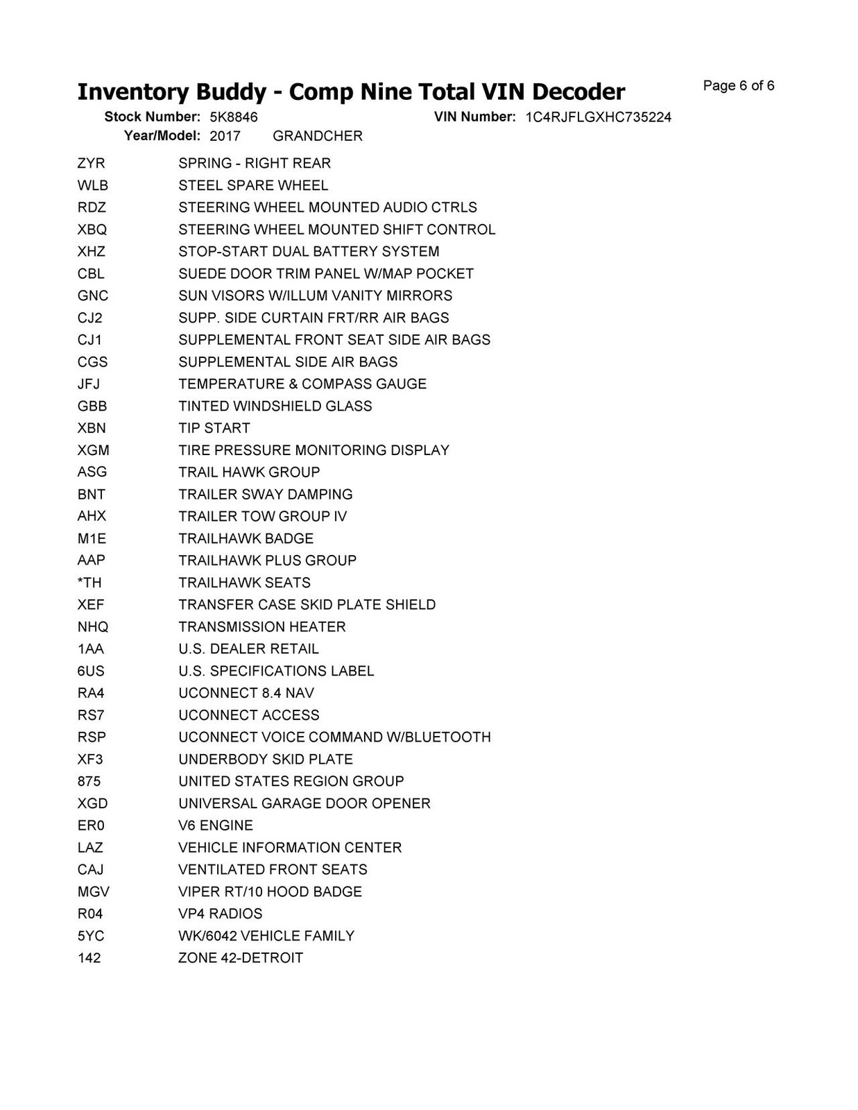 Used Front Left Seat Belt Front fits: 2017 Jeep Grand cherokee bucket seat drive