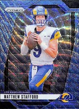 2024 Panini Prizm Matthew Stafford Blue Wave /230 Los Angeles Rams #166