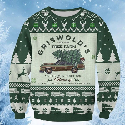 Griswold Family Christmas National Lampo Ugly Sweater S-5XL