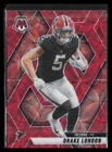 2025 Panini Mosaic Football Red Scope Drake London #250