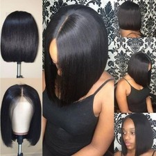 Short Straight Bob Wigs Lace Closure Wigs Straight Bob Lace Front Wigs