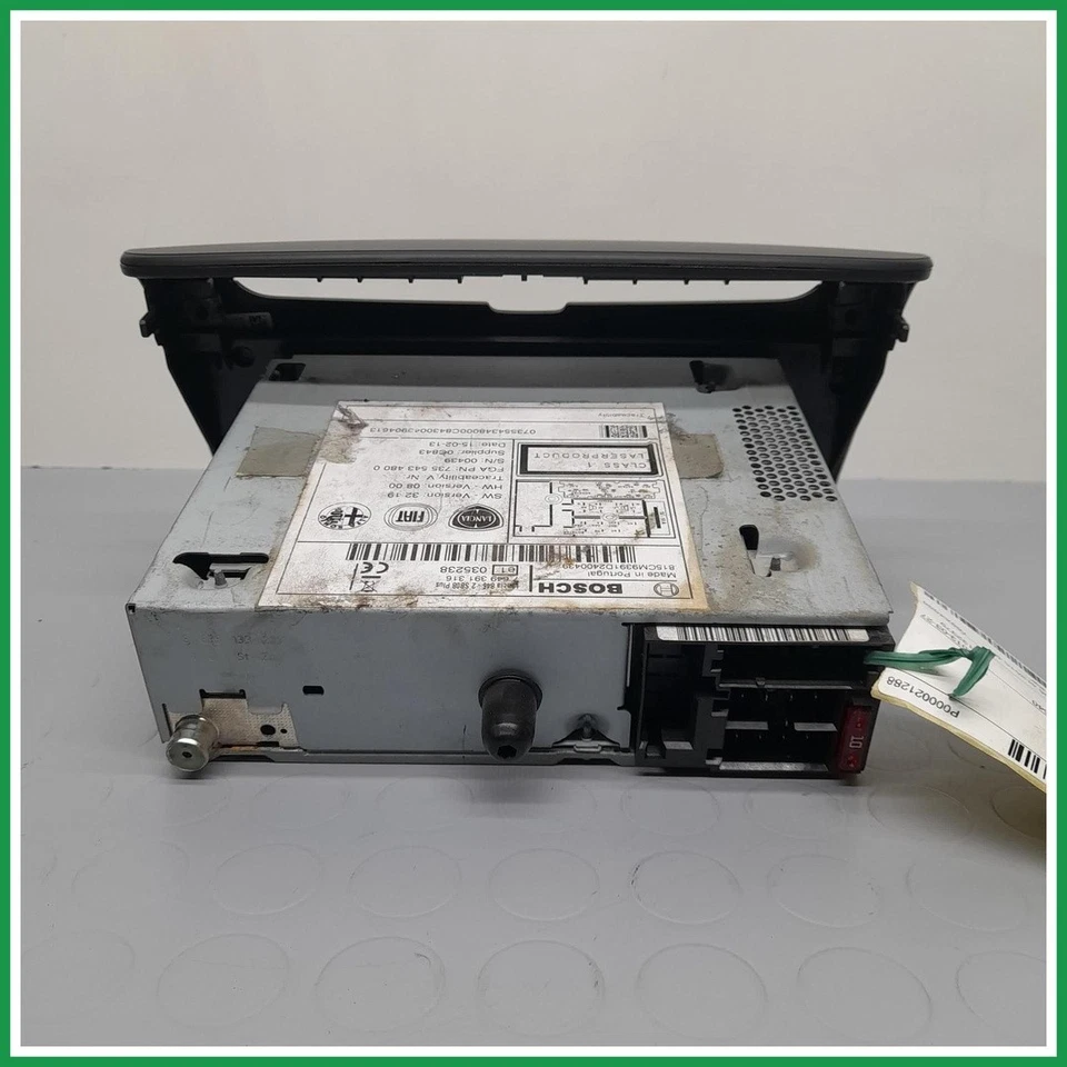 Autoradio Lancia Ypsilon III 735590826 2011 2015 Bosch Originale Usato - Immagine 3 di 4