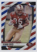 2024 Panini Prizm Red White & Blue Prizm Vernon Davis #258 1rt3