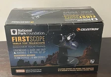 Celestron National Park Foundation FirstScope Tabletop Telescope – NEW in Box