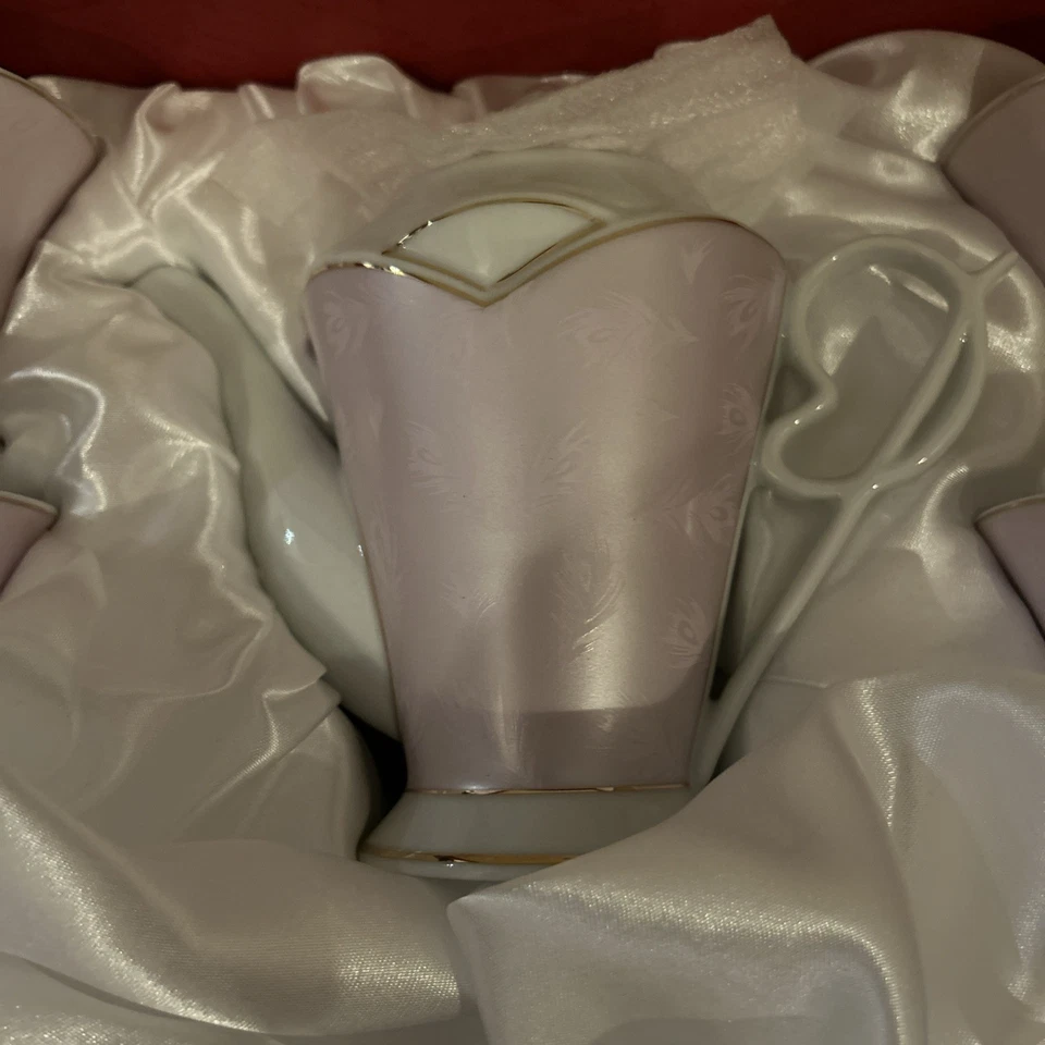 Yedi Dematiese Set Servicio para 6; Tetera, Azúcar y Crema Nuevo en Caja Regalo Perfecto Foto 3 de 4