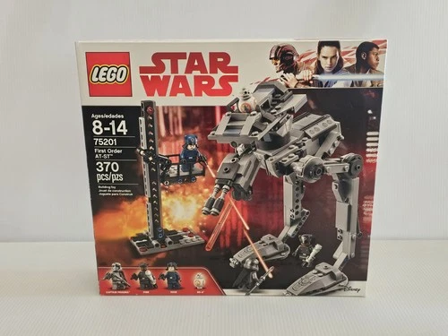 LEGO Star Wars 75201 First Order AT-ST Retired Set New In Sealed Box
