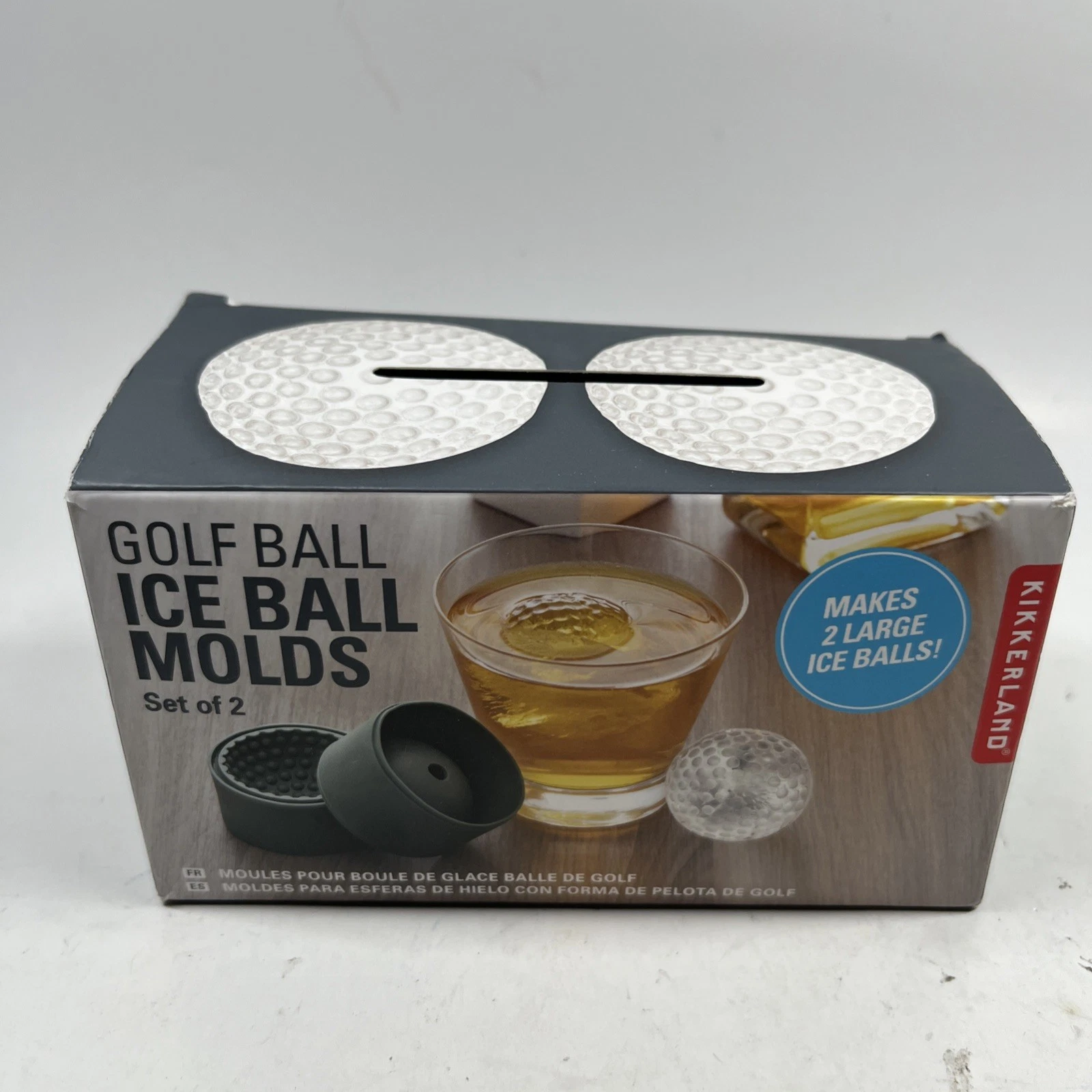 Kikkerland Golf Ball Ice Ball Molds - Thumbnail 4