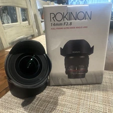 Rokinon 14mm f/2.8 ED AS IF UMC lens