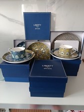 Liberty Fabrics & John Lewis Tea Set 19 items For 6 Person & 2 Tier cake stand 