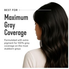 Professional Grade Gray Coverage Hair Dye - 100 Coverage