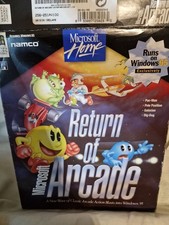 Vintage PC Games -Return Of The Arcade Windows 95 Boxed Namco Microsoft