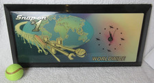 Large Promotional Snap-on Tools Wall Clock / Collectors Clock