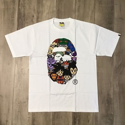A Bathing Ape Dragon Ball Z Big Head T Shirt L Size Dragon Ball Z Collab