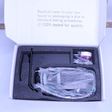 Modern Waterfall Bathroom Faucet Matte Black A-96004-BLACK