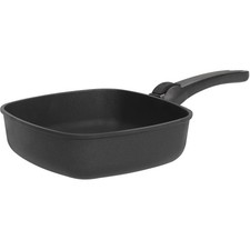 SKK Hochrand-Bratpfanne 20x20 cm viereckig Schmorpfanne Aluguss Griff abnehmbar