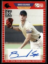 2021 Pro Set #PS-BS1 Brock Selvidge Autographs