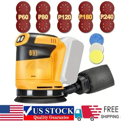 20V 5'' Brushless Cordless Random Orbital Sander & Dust Bag  (W/O DEWALT Battery)