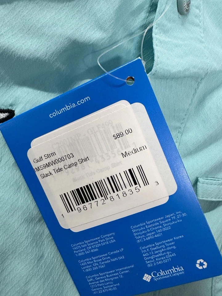 Columbia PFG Indianapolis Motor Speedway Mens Button Up Size Medium - Image 4 of 4