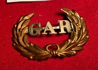 CIVIL WAR GAR MEMBERSHIP HAT WREATH BADGE #4