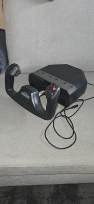 Saitek Pro Flight Yoke System Steuerhorn und Schubregler mit Pedalen ohne OVP