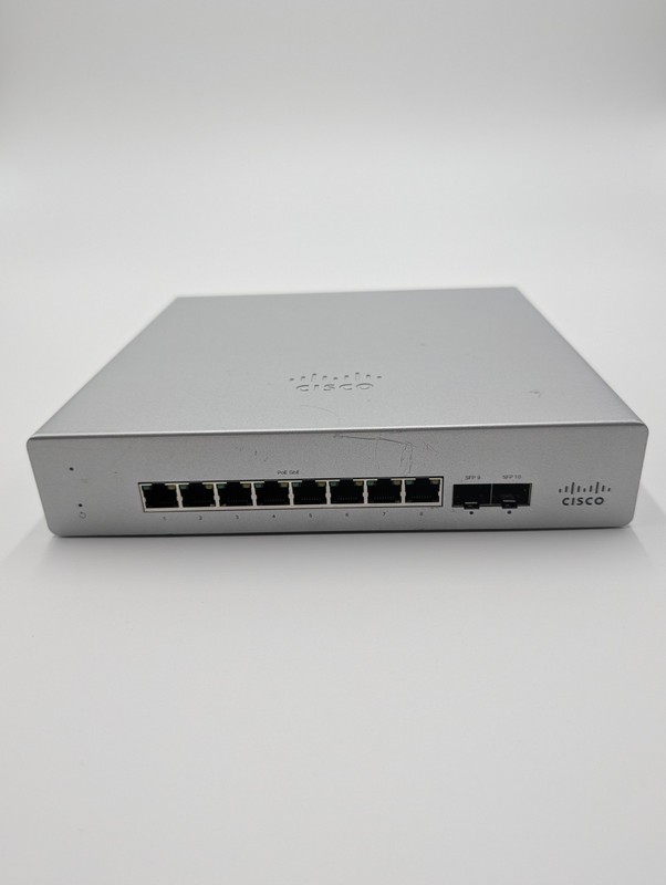 Cisco Meraki MS120-8FP-HW 8 Port PoE Managed Switch - UNCLAIMED