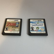 Nintendo DS The Legend of Zelda Phantom Hourglass And MySims 2 Cartridges Only