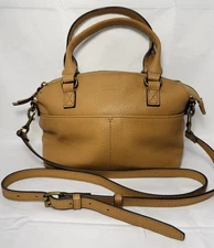 Leather Purse Crossbody Handbag American Leather Company Brown Tan Shoulder Bag
