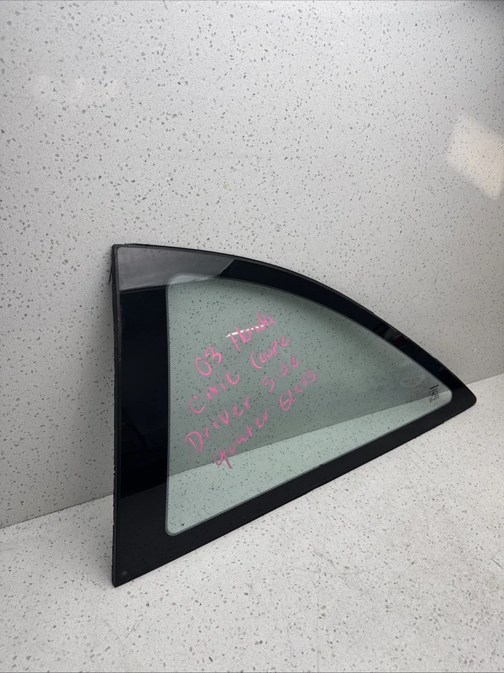 2001-2005 Honda Civic Coupe Left Driver Side Quarter Glass  OEM - Изображение 2 из 4