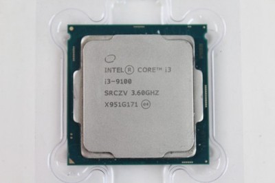 Intel Core i3-9100 @ 3.60GHz 6MB Cache Quad-Core LGA 1151 CPU Processor