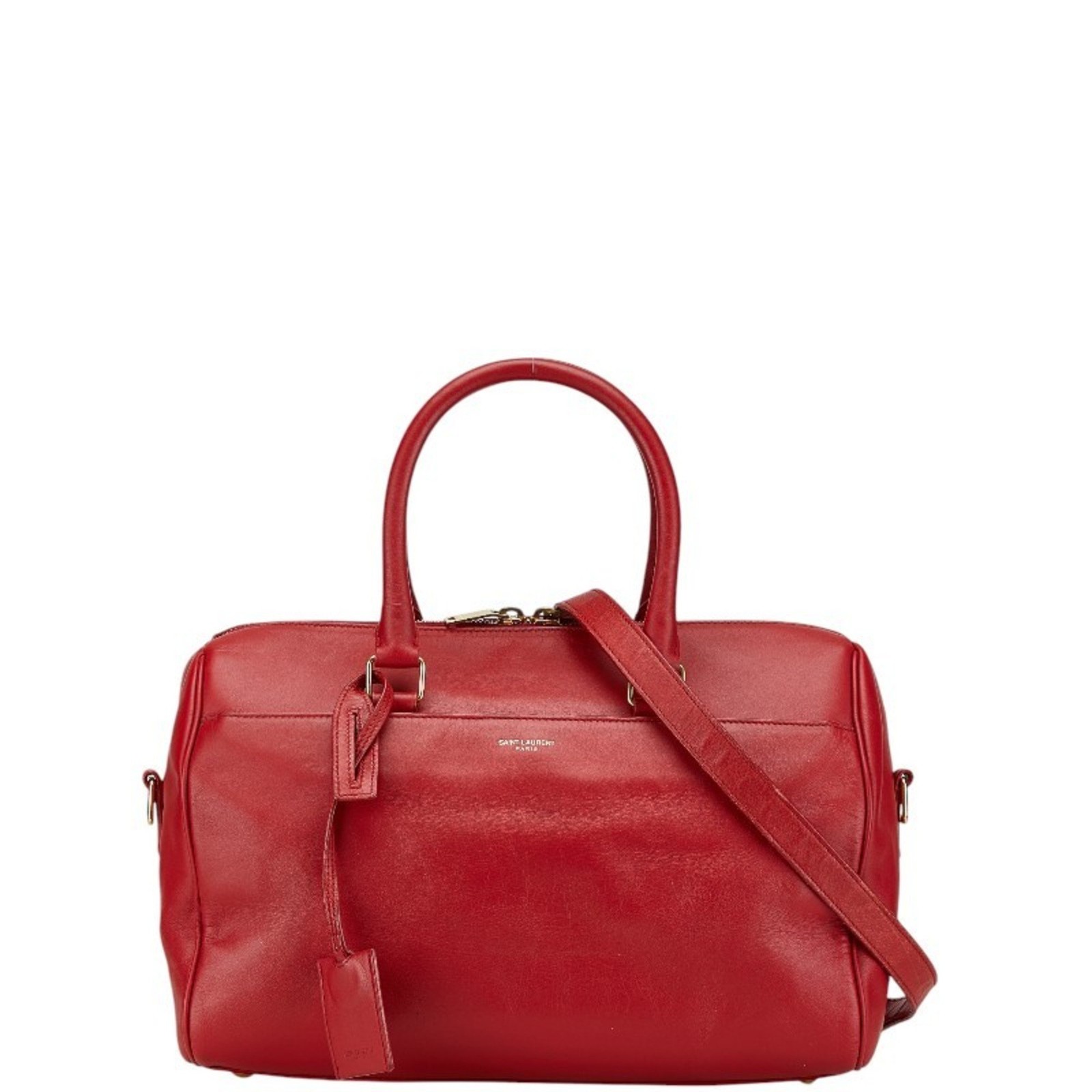 Saint Laurent borsa a mano tracolla pelle rossa donna SAINT LAURENT GZl18jxe