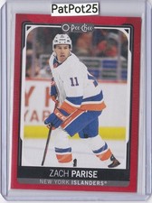 2021-22 Upper Deck 608 Zach Parise OPC update RED New York Islanders