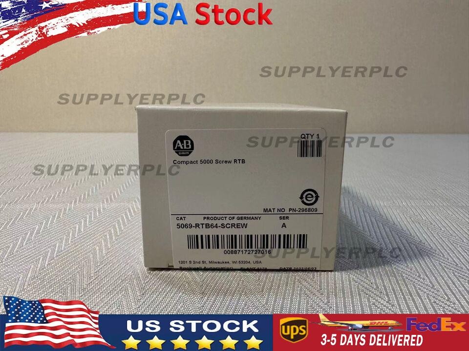 5069-RTB64-SCREW New Allen Bradley SER A Compact 5000 Screw RTB