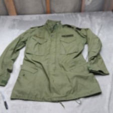 US Army M-65 Jacket Men Small Long Gren Field Coat Removable Liner 3in1 1970 VTG