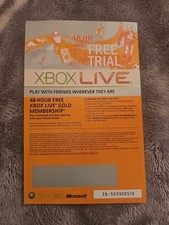Microsoft Xbox Live Free 48 Hour Trial Gold Subscription for Xbox 360 Collectors