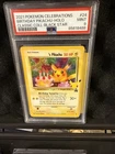Pokémon Birthday Pikachu #24 Holographic Card Black Star Celebrations PSA 9