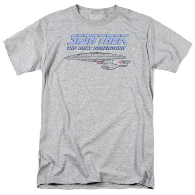Star Trek The Next Generation Distressed Tng CBS Licensed Adult T-Shirt
