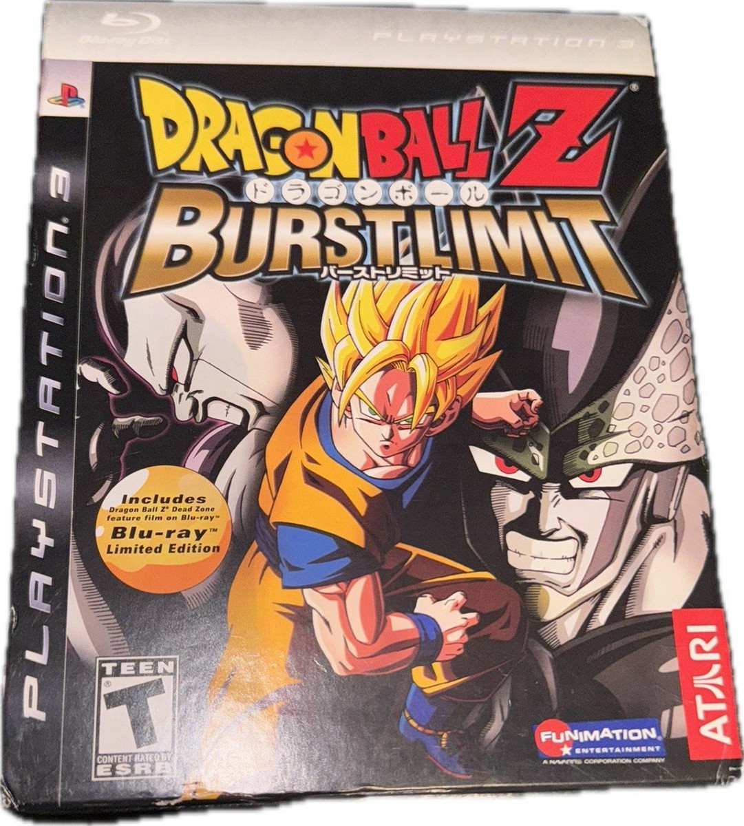 Dragon Ball Z Burst Limit Limited Edition w/ Dead Zone Blu Ray