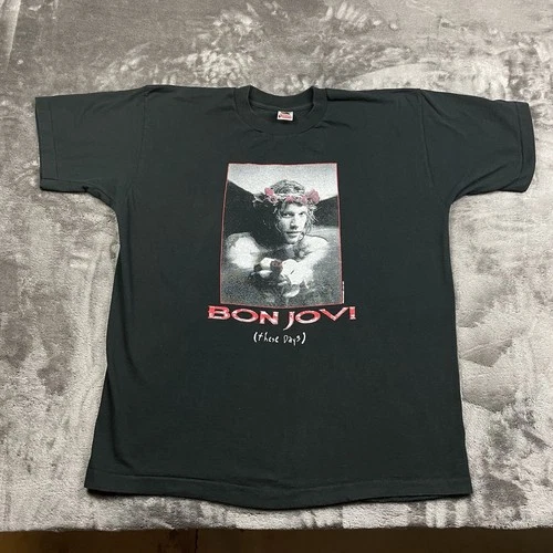 Bon Jovi These Days Fan Club Summer Bash Band Tee X 1990s vintage concert t-shirt, vintage, size XL, single stitch, B+ condition