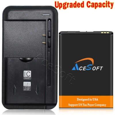 3020mAh Battery + Universal Multi Function Charger f AT&T ZTE Velocity MF923 USA