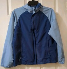 Nike Windbreaker Hoodie Jacket Women's size S 4-6 Blue