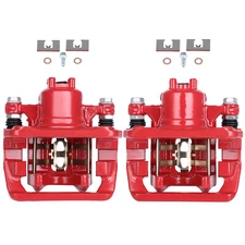 For Honda CR-V 07 08 09 10 11 12 13 14 15 16 Rear Brake Calipers w/ Bracket Pair