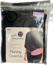 Super Soft Black Nursing Cover Wrap Size XL-3XL BRAND NEW IN PACKAGE