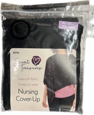 Super Soft Black Nursing Cover Wrap (Size XL-3XL) BRAND NEW IN PACKAGE