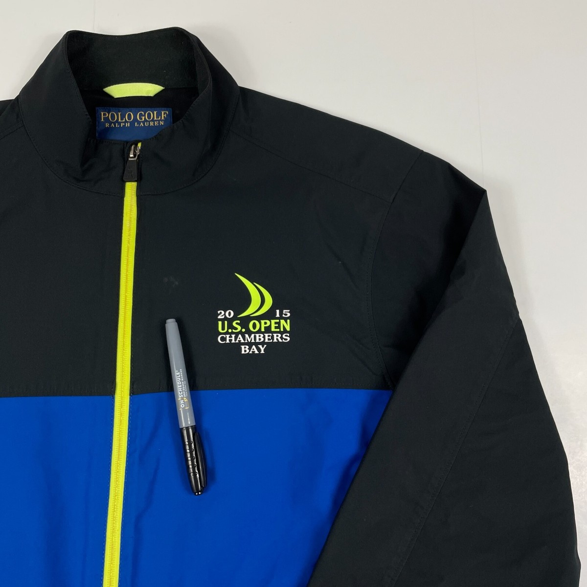 POLO GOLF｜US OPEN2016 半袖プルオーバージャケット（XL） Polo Ralph Lauren Jacket Mens Medium Blue US Open USGA Golf